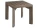 La Jolla - Rectangular End Table - Dark Brown