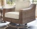 Beachcroft - Beige - Swivel Lounge Chair 