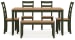 Gesthaven - Dining Room Table Set (Set of 6) - Natural / Green
