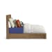 Normandy - Queen Panel Storage Bed - Light Brown