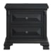 Bridgestone - 2-Drawer Nightstand With USB - Black