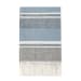 Throws - TC Lima Throw - Capri Blue/Dark Gray