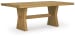 Galliden - 8 Pc. - Rectangular Dining Table, 4 Side Chairs, 2 Arm Chairs, Server - Light Brown / Black