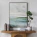 Awakening - Hand Painted Landscape Art - Blue / Brown / Green / White / Yellow