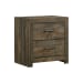 Bailey - Twin Bookcase Panel 3 Piece Bedroom Set - Walnut