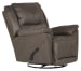 Cole - Chaise Swivel Glider Recliner - Charcoal