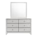 Sami - Youth Dresser And Mirror Set - White