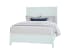 Tide & Timber - King - Fretwork Panel Bed - Blue Maple
