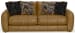 Corvara - Top Grain Italian Leather Match Sofa - Caramel