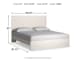 Stelsie - King Panel Bed - White