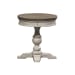 Heartland - Round Pedestal Chair Side Table - White