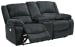 Draycoll - Slate - Dbl Rec Pwr Loveseat W/Console
