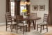 Jax - 5 Piece Dining Set-Table, 4 Ladder Side Chairs - Smokey Walnut
