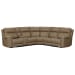 Camden - 6 Piece Sectional - Brown