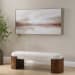 Haze In The Horizon - Landscape Painting - Brown / Orange / White