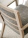 Sunset Key - Nicholas Upholstered Arm Chair - Gray / Beige