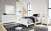 Fortman - 8 Pc. - Dresser, Mirror, Chest, Twin Panel Bed, 2 Nightstands - White