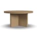 Waterfall - Round Coffee Table - Light Brown