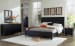 Danziar - 7 Pc. - Dresser, Mirror, Chest, King Panel Bed - Black