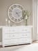 Maeling - Six Drawer Dresser - White