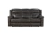 Leon - Power Sofa Recliner With Power Headrest, Power Lumbar, Heat And Massage (Dropdown Table With Smart Tabletop Control? - Smokey Gray