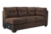 Maier - Walnut - Left Arm Facing Chaise 2 Pc Sectional