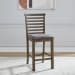 Brook Bay - Upholstered Ladder Back Counter Chair (RTA) - Brown