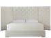 Modern - Brando King Bed with Panels - White