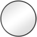 Belham - Round Iron Mirror - Black