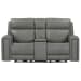 Camden - Loveseat With Console P3 & ZW - Gray