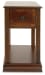 Breegin - Brown - Chair Side End Table - Removable Tray