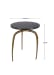 Wishbone - Side Table - Black / Gold