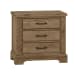 Yosemite - Nightstand - 3 Drawers - Light Brown