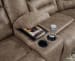 Ravenel - Fossil - 4-Piece Power Reclining Sectional With Raf Power Reclining Loveseat With Console
