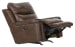 Ceretti - Power Wall Hugger Recliner - Brown Top Grain Italian Leather Match