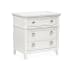 Juniper Hill - King Panel Storage Bed, 2 Nightstands, Double Drawer Dresser With Landscape Mirror And Drawer Chest - Whisper White