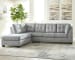 Falkirk - Steel - Left Arm Facing Corner Chaise Sectional
