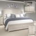 New Haven - 4 Piece Bedroom Set (King Panel Bed, Dresser & Mirror, Chest) - White