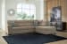 Olten - 2-Piece Sectional With RAF Corner Chaise - Mocha