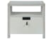 New Modern - Riven Nightstand - Gray