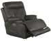 Naples - Power Headrest Power Lay Flat Recliner With Extended Ottoman - Steel - 42.5'