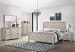 Ellen - Twin Panel 5 Piece Bedroom Set - White