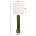 Aspis - Glass Table Lamp - Green