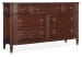 Charleston - Seven-Drawer Dresser - Dark Brown