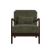 Marina - Chair Steno Olive - Walnut Finished