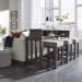 Tanners Creek - 4 Piece Dining Room Set - Dark Gray