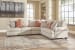 Amici - Linen - Left Arm Facing Loveseat 3 Pc Sectional
