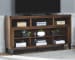 Royard - Warm Brown - LG TV Stand w/Fireplace Option