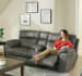 Atlas - Recliner Console Loveseat With Storage - Charcoal