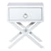East End - 1 Drawer Accent Table - White